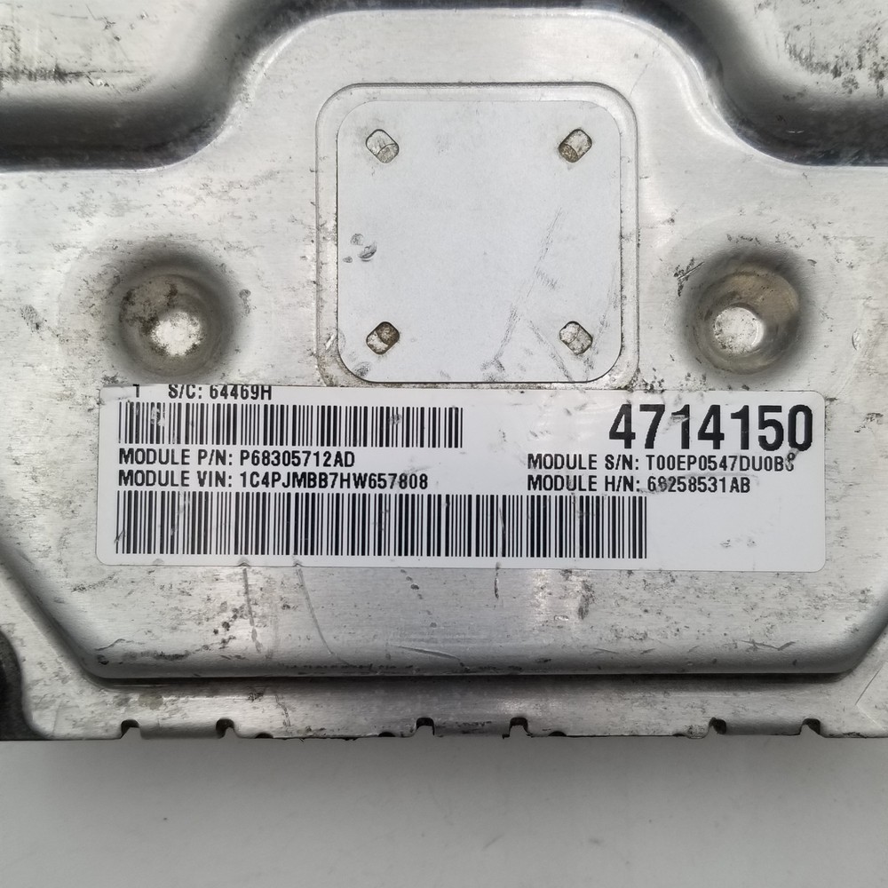 2016 2017 Jeep Cherokee Engine Computer Control Module ECU ECM OEM P68258531AB
