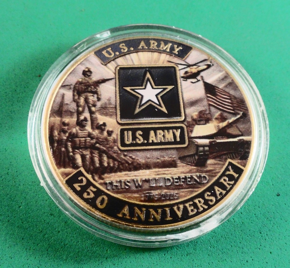 CHALLENGE COIN: U.S. ARMY - 250 ANNIVERSARY