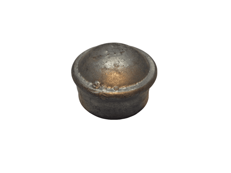 Galvanized Steel Post Caps for Chain Link Fence Posts - 10 Pack