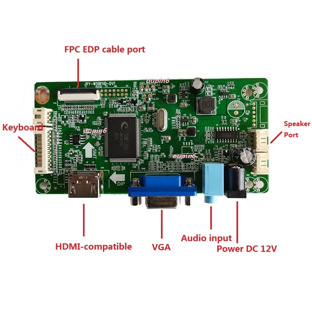 HDMI VGA LED EDP Controller Board for N156BGN-E42/E41/E31 N156BGN-E43/EA3/EB3