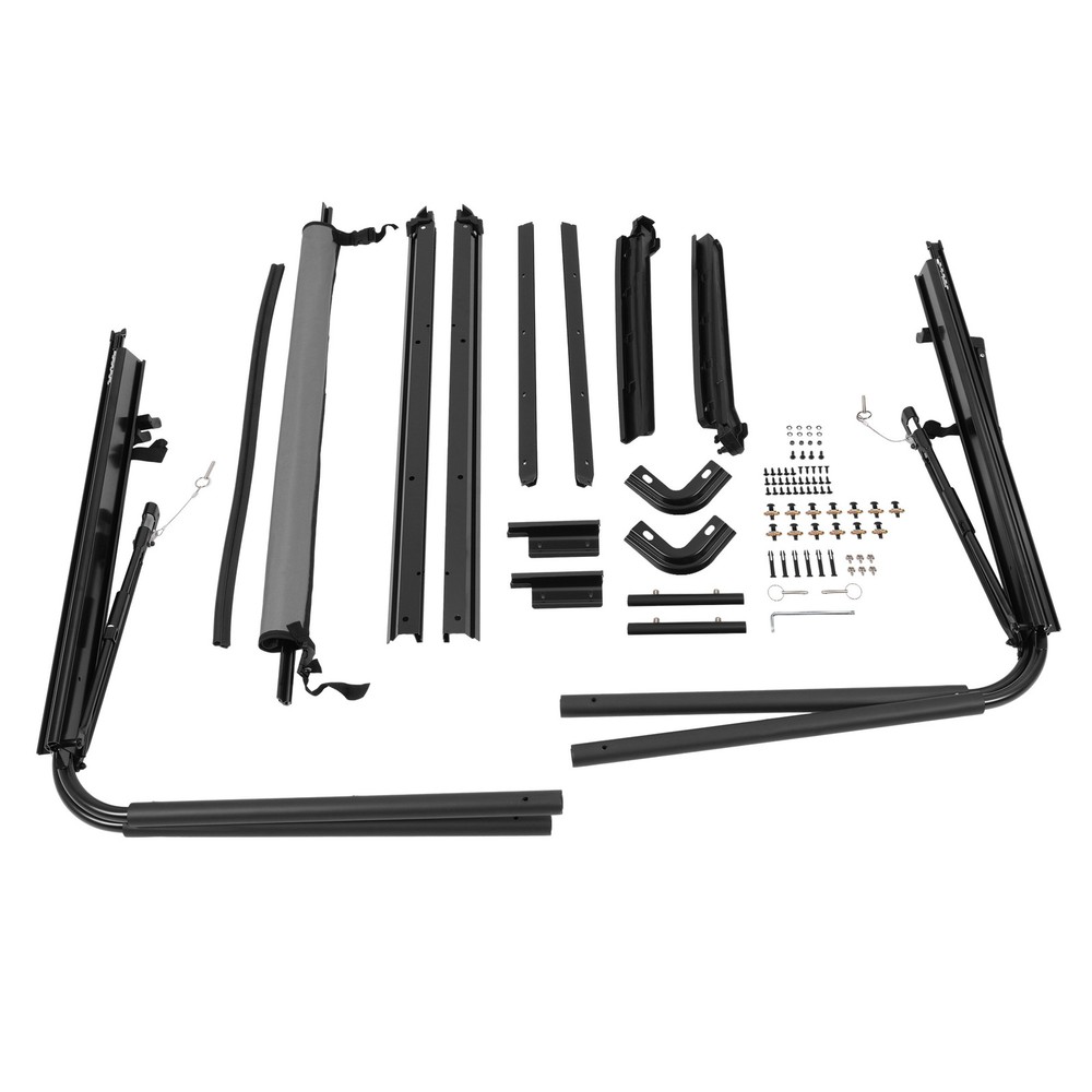 Complete Soft Top Support Frame Bow Hardware Kit For 1987-1995 Jeep Wrangler YJ