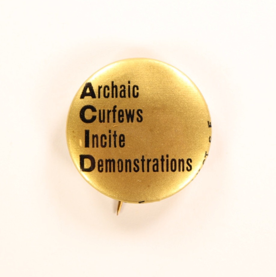 1960's ACID Pinback Button