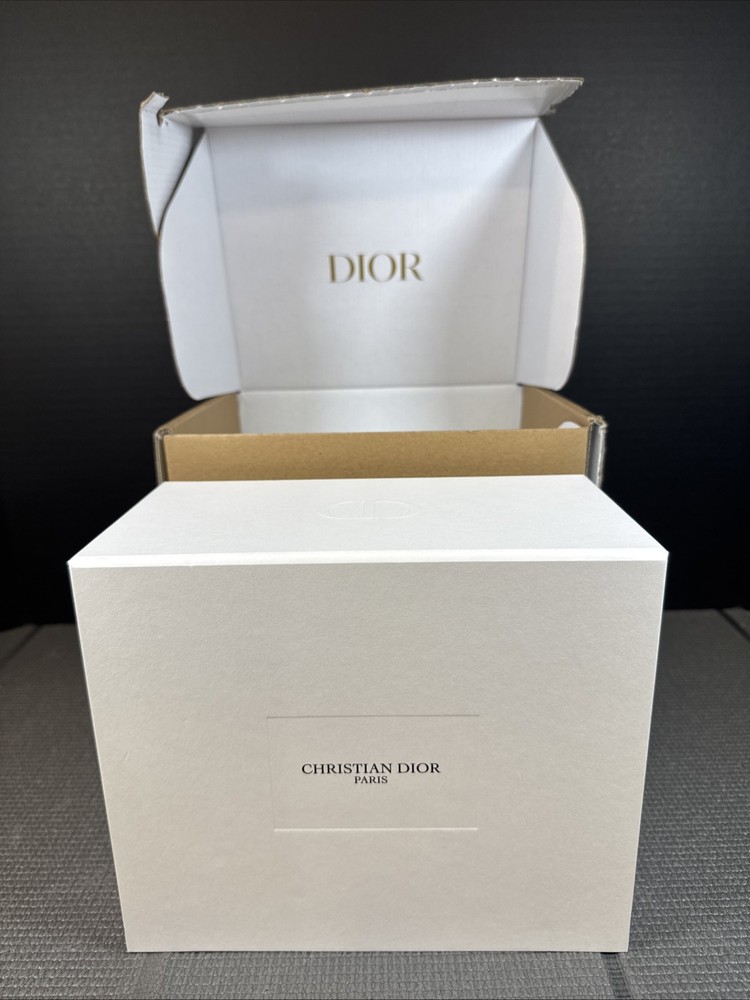 Dior Accessory Gift Box with Pillow Drawstring Pouch Cards Ribbon New