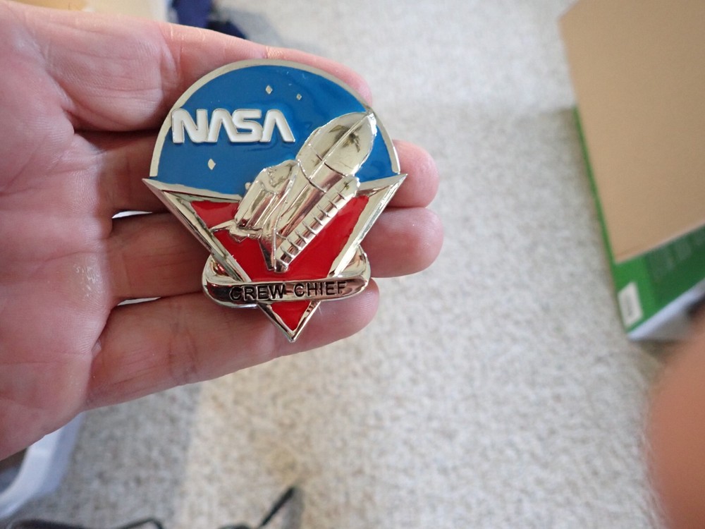 NASA Space Shuttle  crew chief Badge