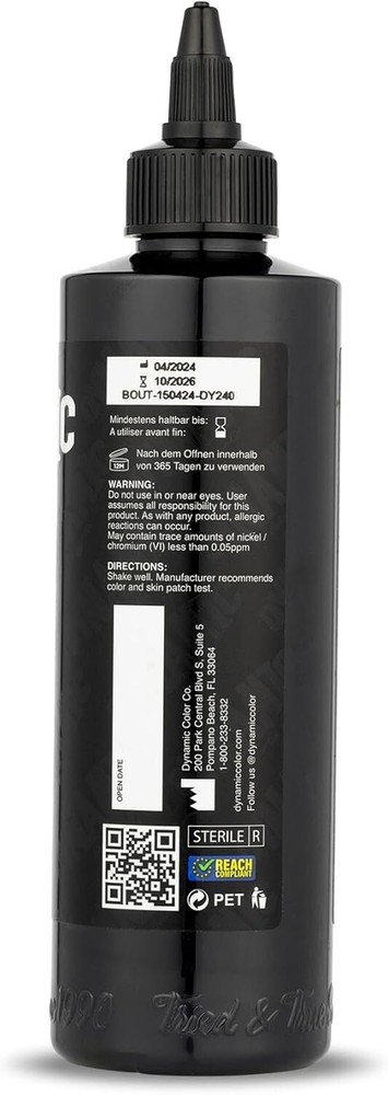 Smooth Application 8oz BLKout Tattoo Ink for Intense, Deep Black Designs