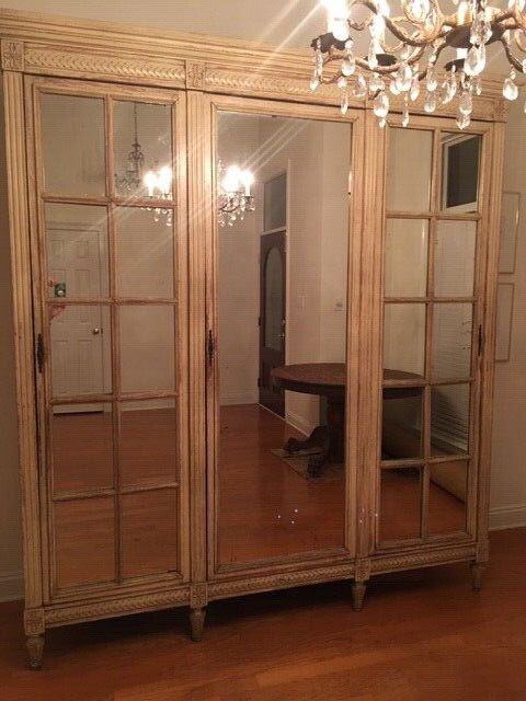 Louis XVI Mirror Armoire
