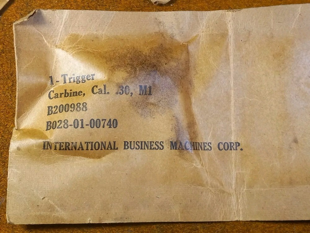 M1 Carbine Trigger IBM
