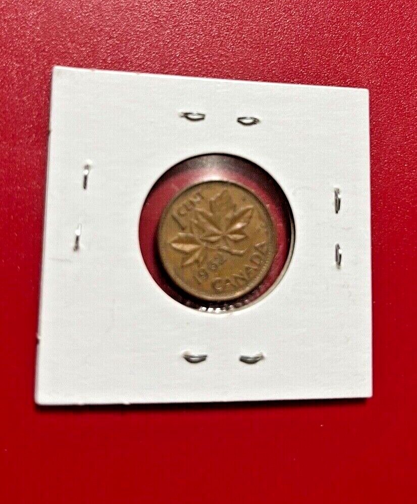 1962 Canada One Cent Coin - Nice World Coin !!!