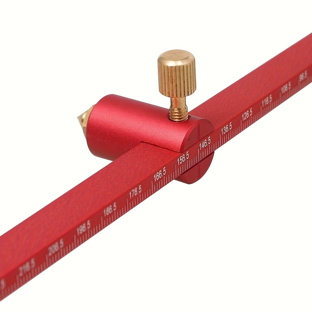 Adjustable Compass Ruler - Precision Circle Drawing for Woodworking & Drafting