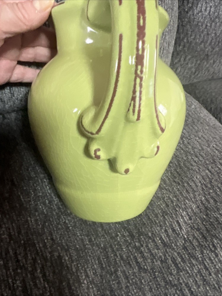 Ceramic Pitcher Green EUC! (G5)