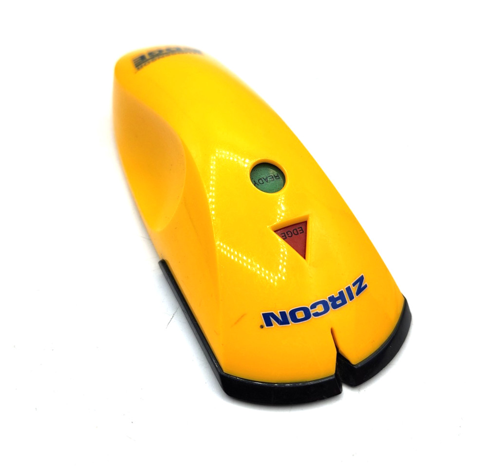 Zircon StudSensor Edge Stud Finder Yellow Black Battery Powered Light Indicators