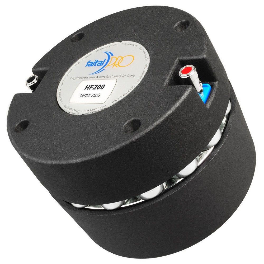 FAITAL PRO HF200 2" 140W Exit Neodymium Titanium Compression Horn Driver 16-Ohm