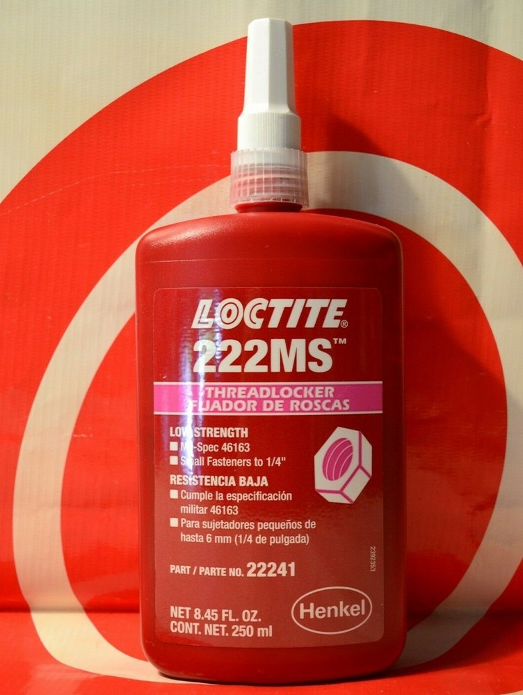 Loctite  222MS  250mL   Low Strength Thread Locker       22241