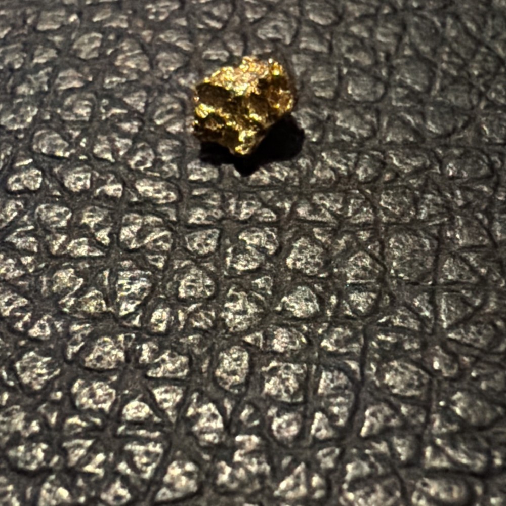 Natural Gold Nugget Australian 0.25 Grams- Crystallized