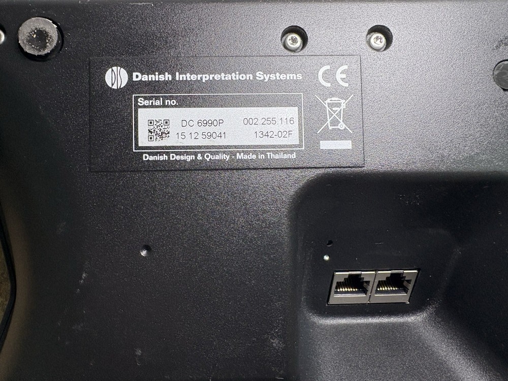 DIS Danish Interpretation Systems DC 6990P Digital Conference Unit