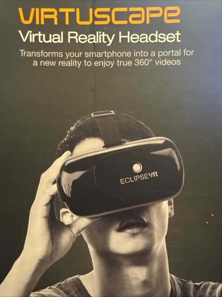 Virtual Reality Headset Eclipse VR Works With Apple App Store And Google Play