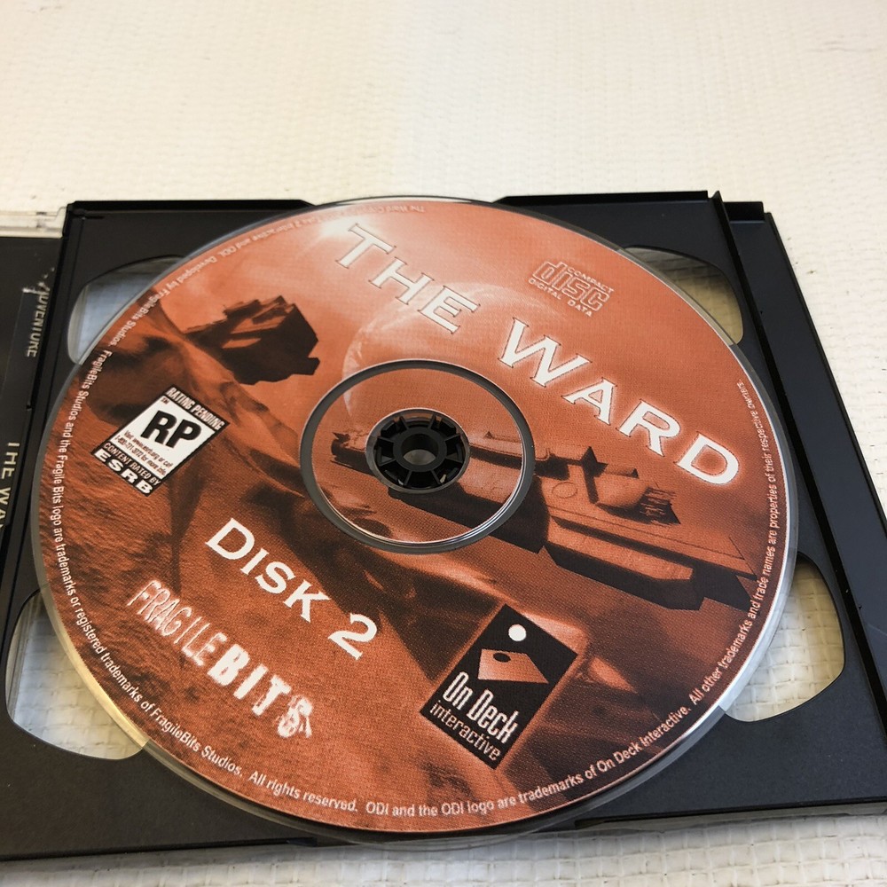 The Ward PC 2000 2 Disc Set CDROM On Deck Fragile Bits Take 2 Interactive XP 98