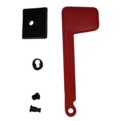 Rustproof Plastic Red Mailbox Replacement Flag Kit Rfl10000