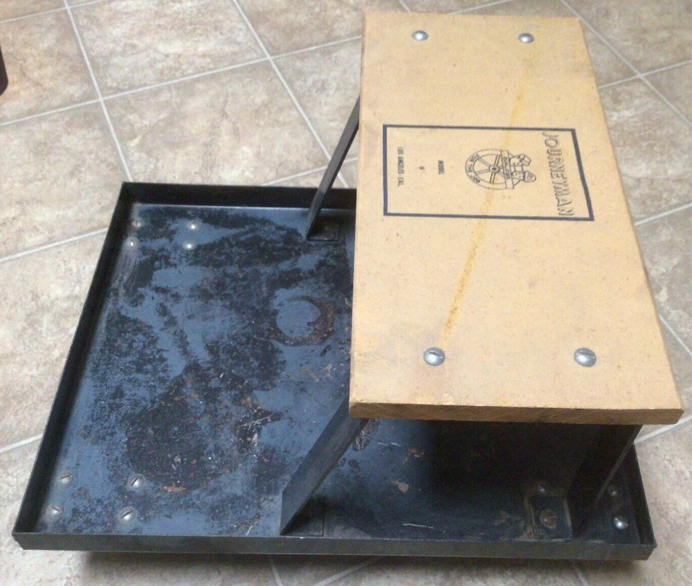Vintage Journeyman Roller Seat Sit Down Creeper W/Roll-Over Roller Wheels 932A