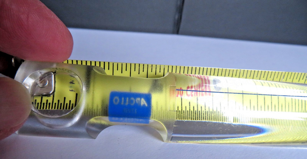 Apollo® Acrylic Handheld Clear Bar Magnifier 2X Magnification 5X Bifocal Insert