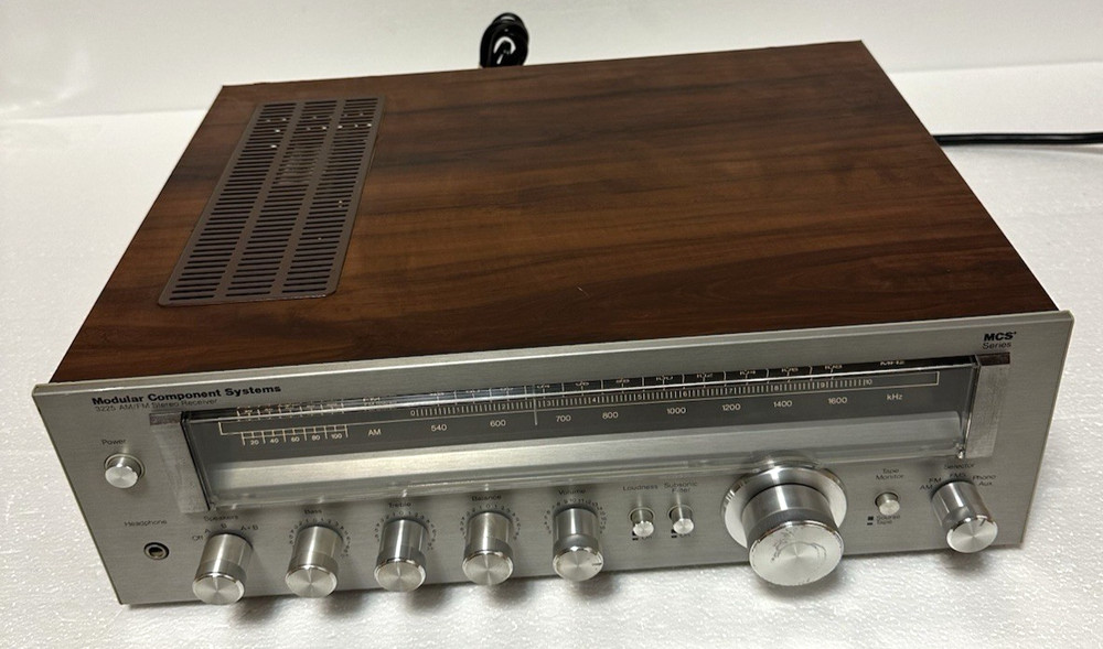 MCS MODULAR COMPONENTS SYSTEM RECEIVER 3225 Tested & Working!