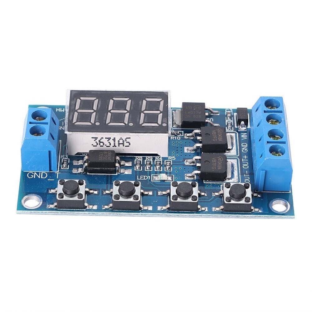 12 24V Board Trigger Cycle Timer Delay Switch MOS Tube Control Module