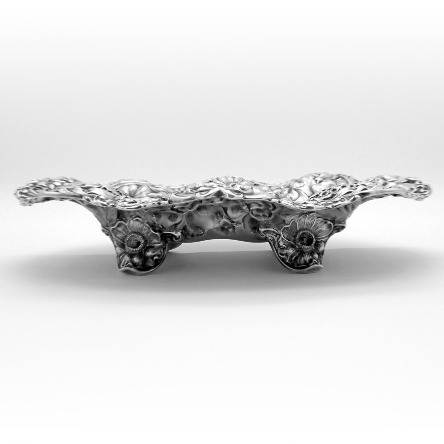 Floral Centerpiece Serving Bowl Gorham Sterling Silver 1902