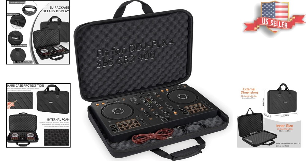 Elegant Lightweight Hard Storage Case for DDJ-Controllers: Travel with Style