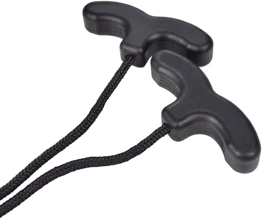 Crossbow Cocking Rope & Device Ambidextrous Handle Black Rope Plastic
