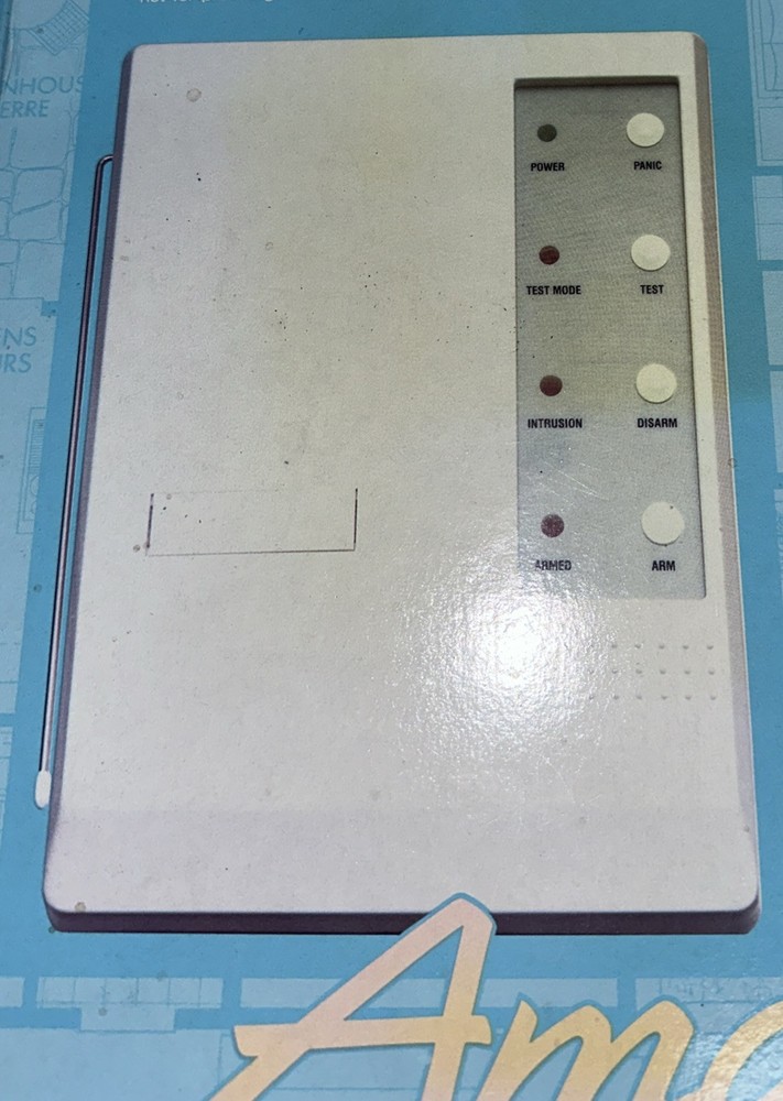 Amway Amgard E-8079 Complete Wireless Security Alarm System 6 Extra Transmitter