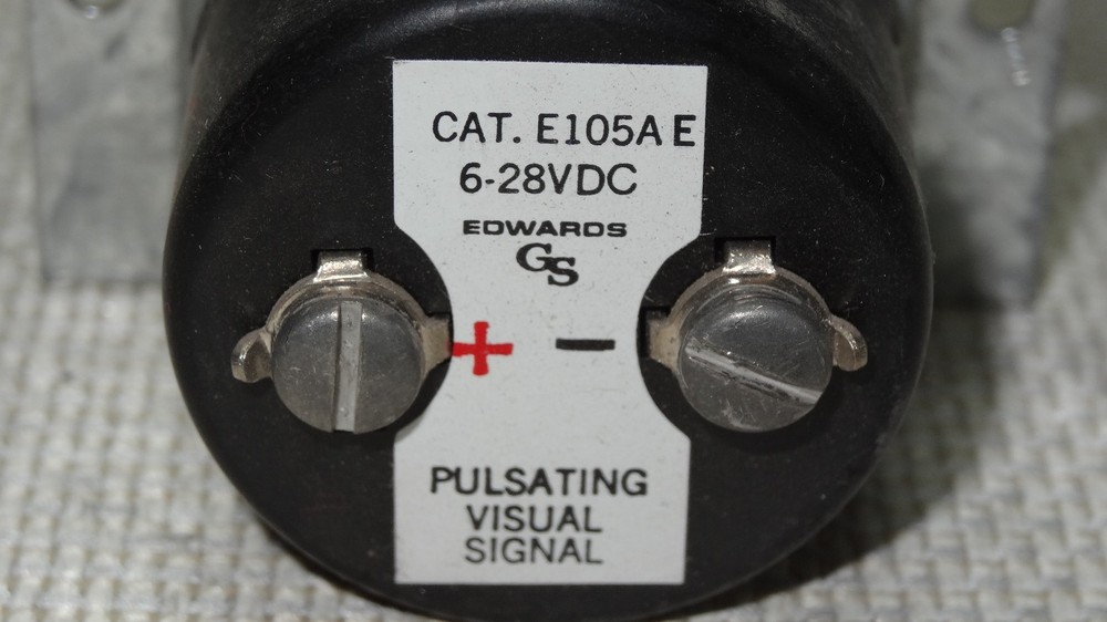 Edwards E105A Pulsating Visual Signal 6-28 VDC
