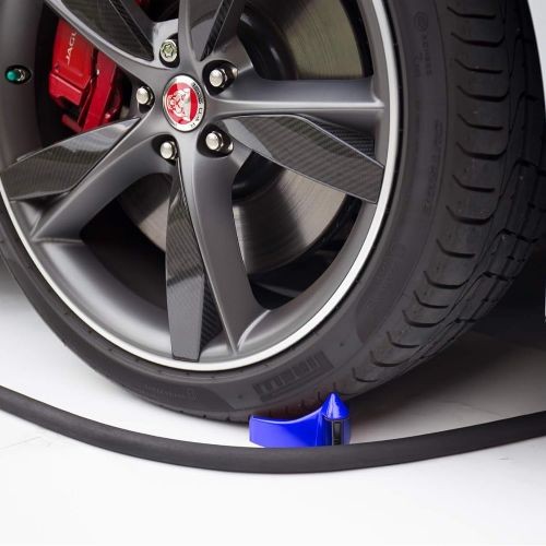 Car Hose Guides (4 Pack Blue) Black