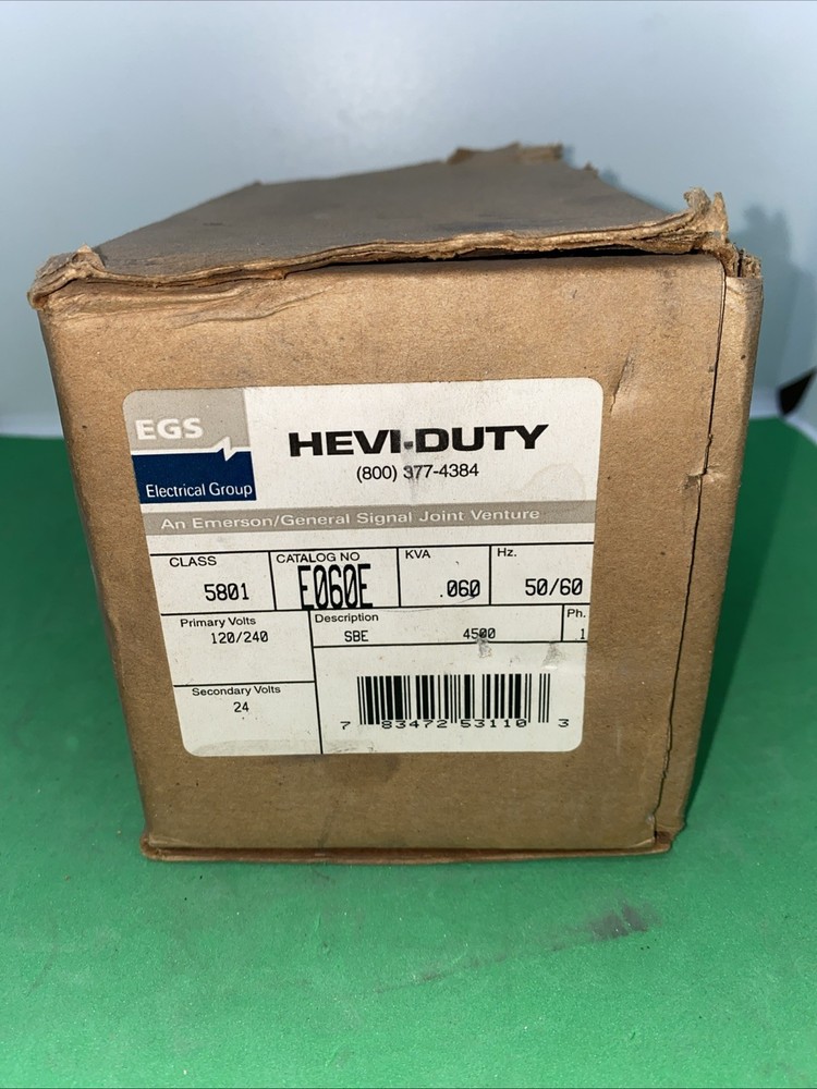Hevi-Duty E060E Industrial Control Transformer