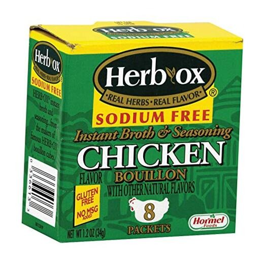 Herb-Ox Low Sodium Chicken Pockets, 1.2 Oz