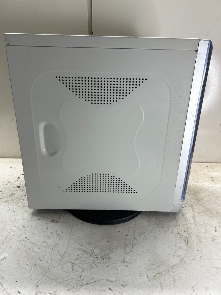 Retro Grey and Purple ATX Gaming Computer Case