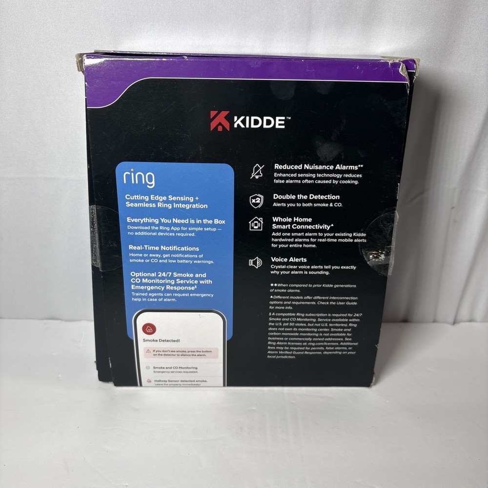 KIDDE Smart Smoke + Carbon Monoxide Alarm