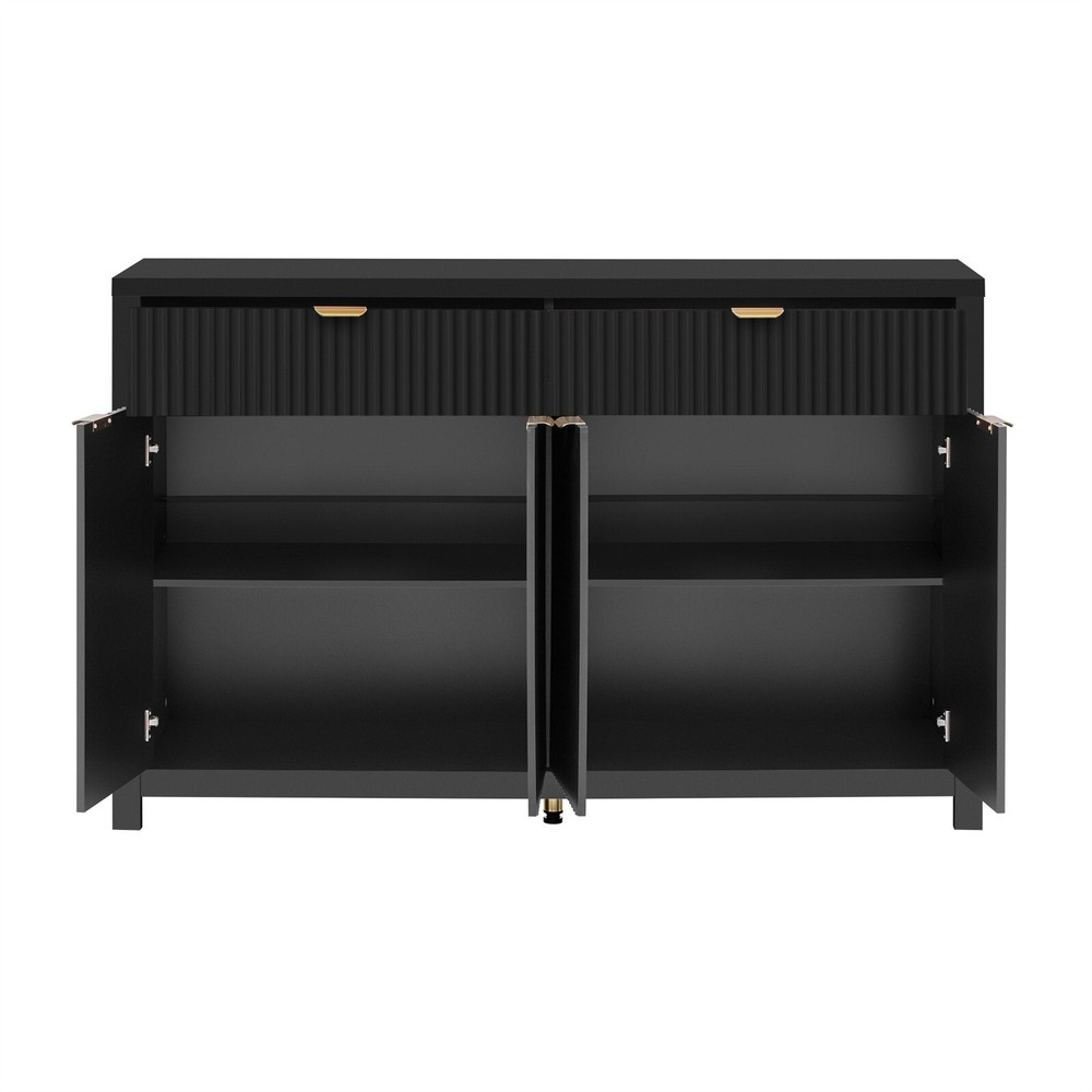 Entryway Sideboard Buffet Storage Cabinet Console Table with 2 Drawers