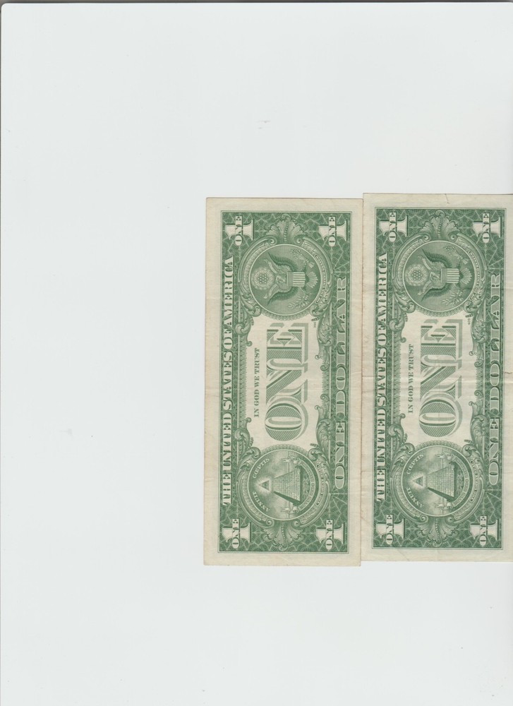 2 1957-A-B Silver Certificates(circulated))