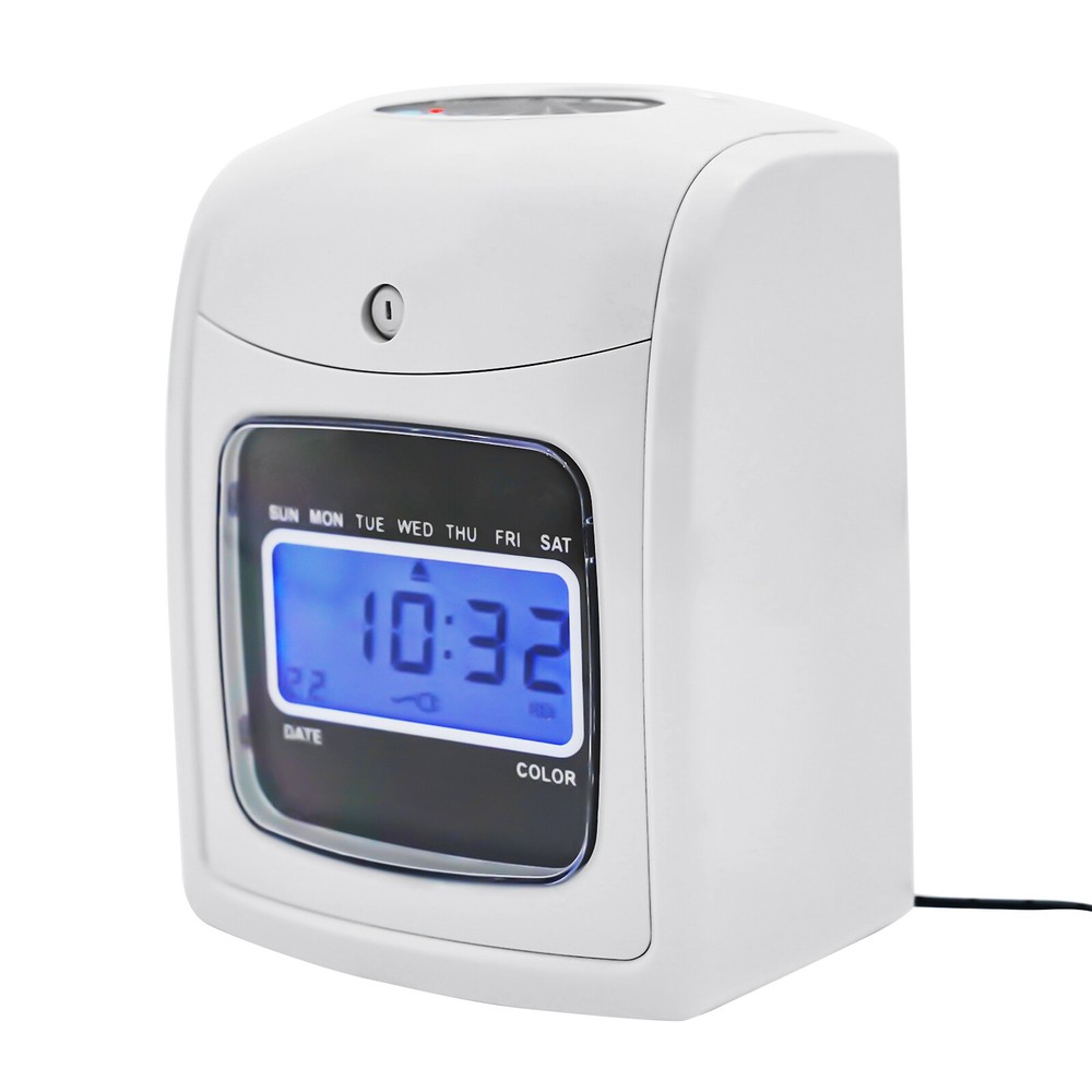 Pyramid Time System Model – Attendance Clock with LCD Display and Alerts
