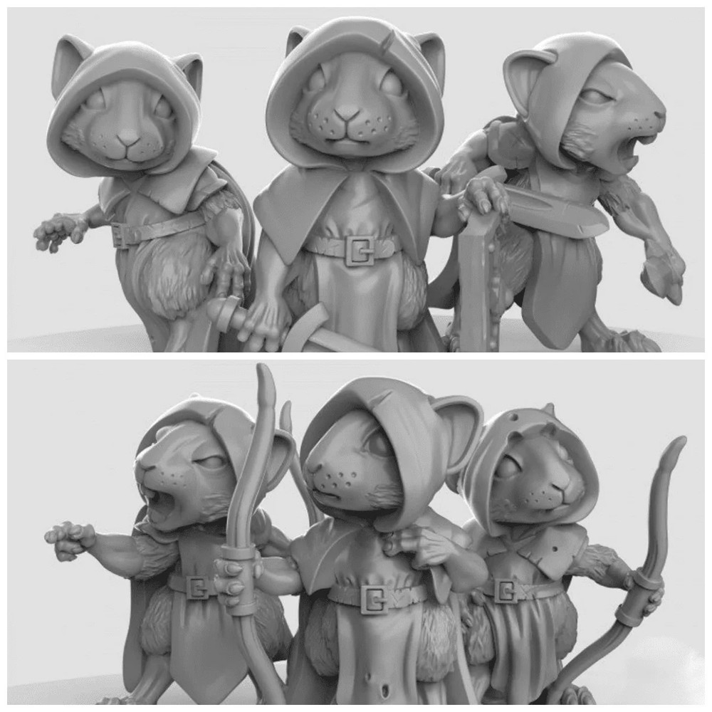 Ranger Mouse Folk Miniature