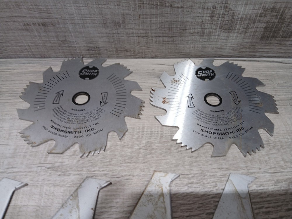Shopsmith 6” Stacking Dado Saw Blade Set "New Old Stock"