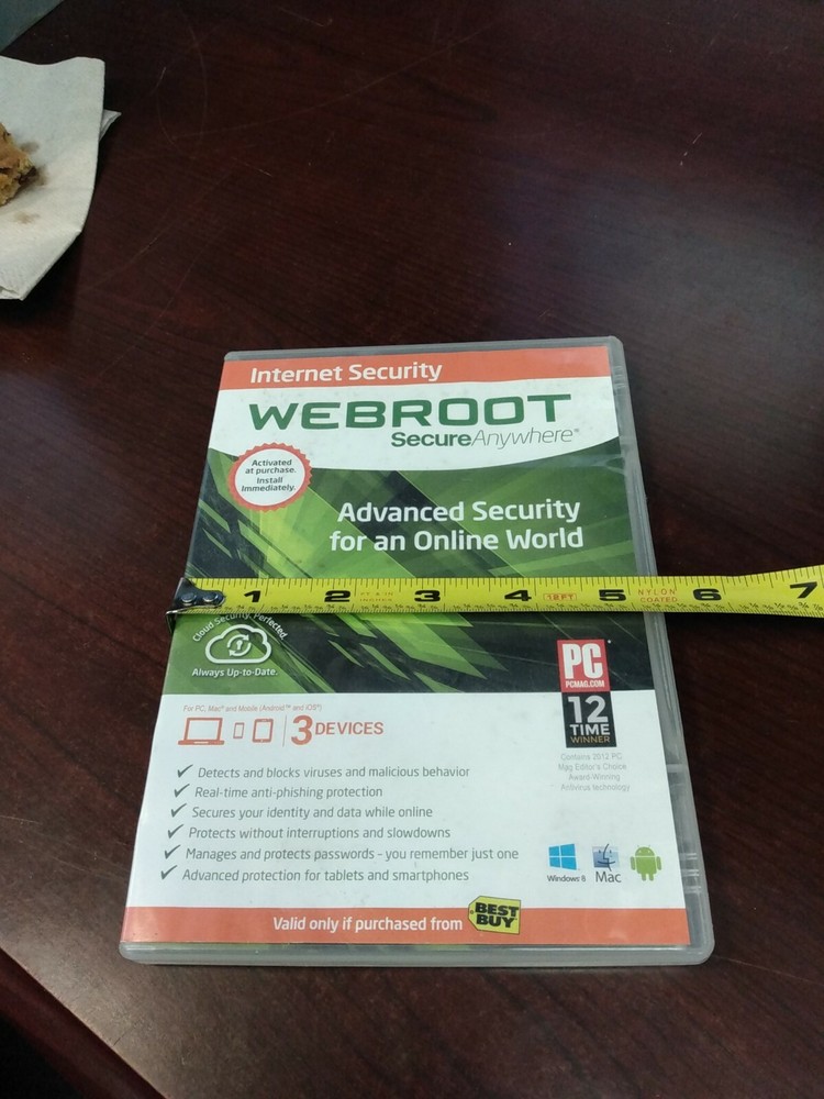Webroot Secure Advanced security for an online world. (Cm)