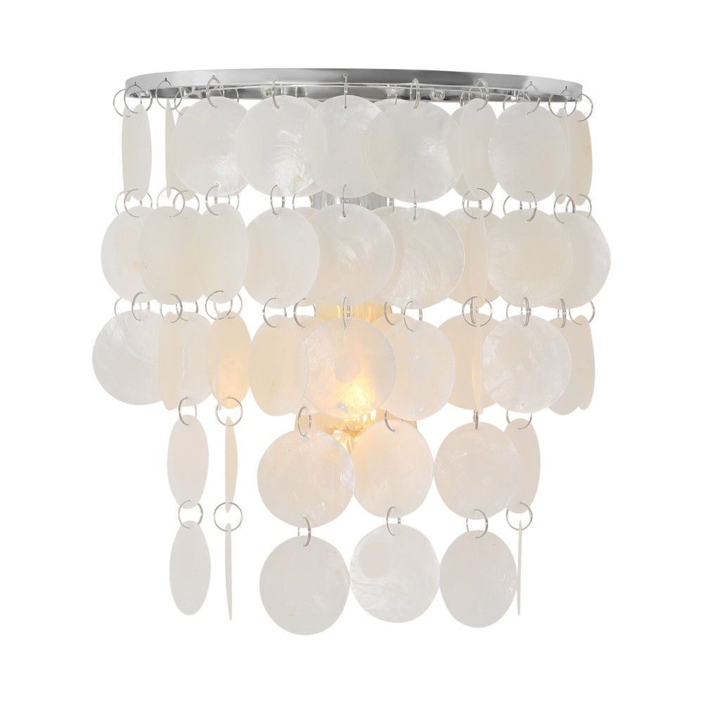 Wall Mounted Light Silver Sea Shell Shape Modern Pendent Lamp Sconce Fixture