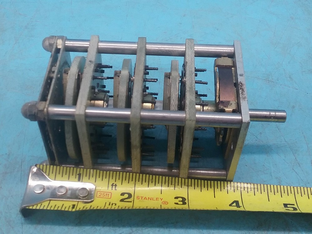 DAVEN ??? 12 position 3 deck rotary switch -SILVER CONTACTS NEW!