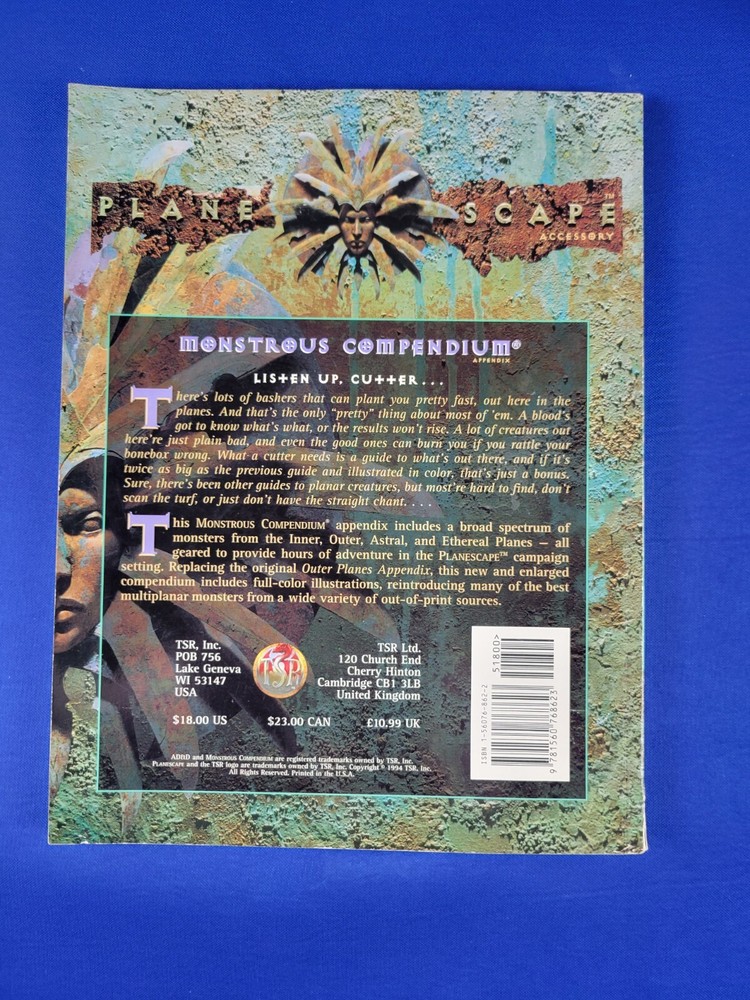Planescape Monstrous Compendium Appendix - AD&D 2602
