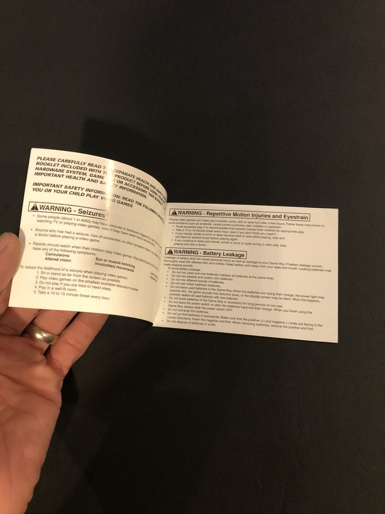 Monster trucks gba Manual Only