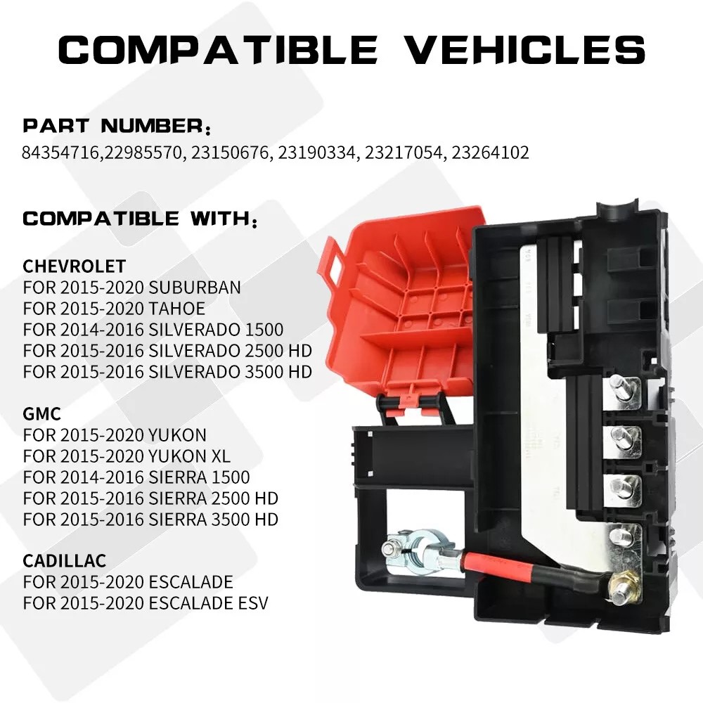 New For GM Battery Distribution 84354716 Engine Compartment Fuse Block