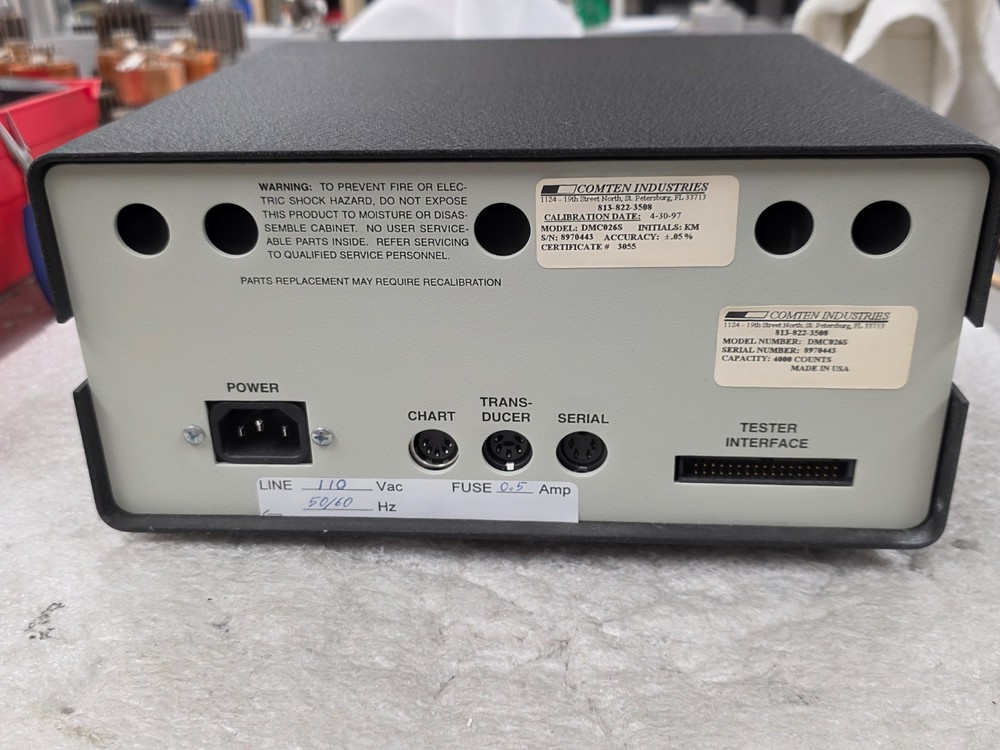 COMTEN Tensile Strength Tester