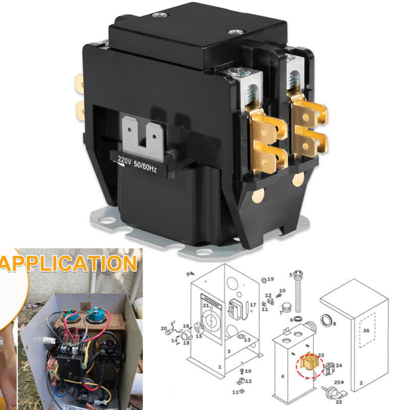 CZXCON3645 Contactor Fits for Hayward Comfortzone C-SPA XI Electric Spa Heaters