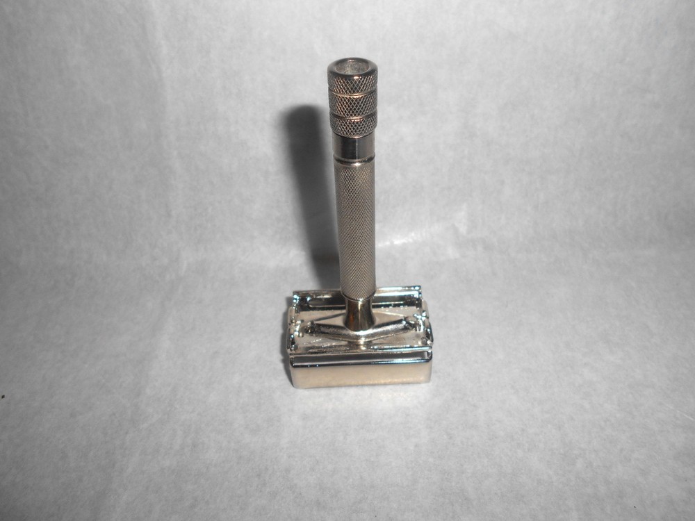 Gillette Ranger Tech 1941 DE TTO Refurbished Replated Nickle 2